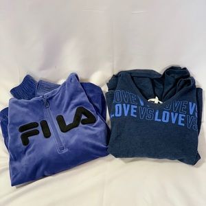 BUNDLE OF WOMENS ATHLETIC HOODIES